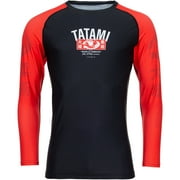 Tatami Fightwear World Famous Long Sleeve Rashguard - Medium - Black