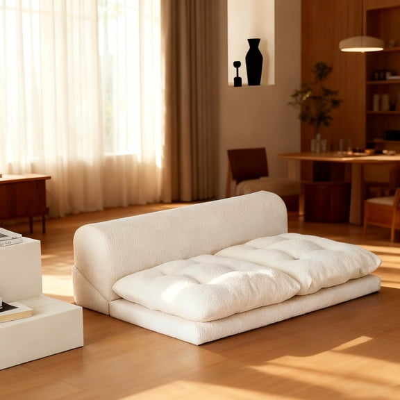 Tatami Modular Sofa, a Modern Home Relaxation Sofa Suitable for Adults, Modular Cloud Sofa (beige, double) Suitable for Living Room and Bedroom Placement, Moving and Holiday Gifts.