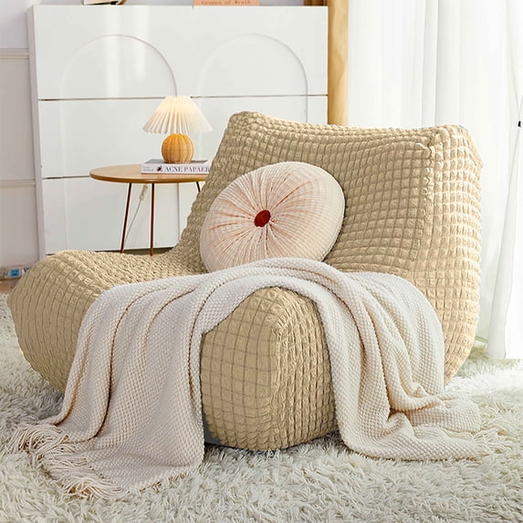 Tatami Sofa Cover Armless Chair Cover 360° All-inclusive Elastic Without Stool Leg Anti Scratch For Cat Dog For Living Room Bedoom-AW-regular