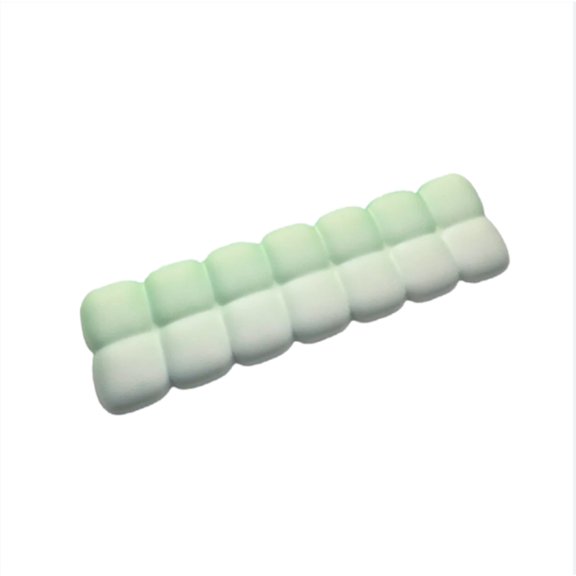 Tatami Style Memory Foam Keyboard Wrist Rest, Ergonomic Palm Support Pad for 75% Mechanical Keyboard, Office Gaming Wrist Cushion for Women