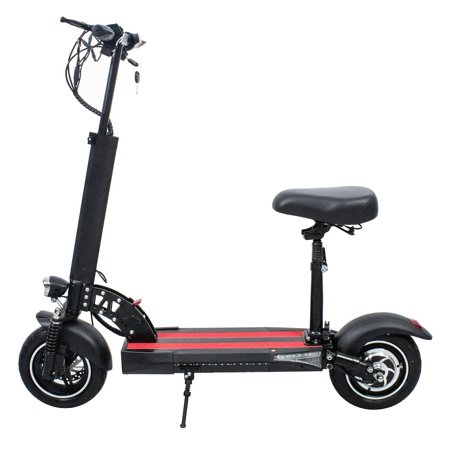 Tatayosi 500W 48V 12.5ah E-Scooters Off Road Foldable 10 inches Long Range E-Scooter With Seat