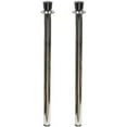 thumbnail image 1 of Tatco Heavy-duty Posts for Stanchion Stainless Steel 41" Post Black Rope - Chrome, 1 of 3