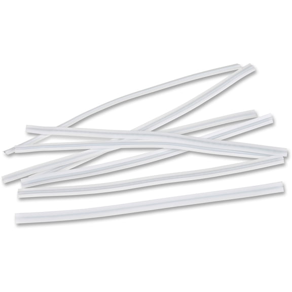Tatco Reusable Vinyl Twist Ties - 6" Length - Vinyl, Metal - 2000 / Pack | Bundle of 5