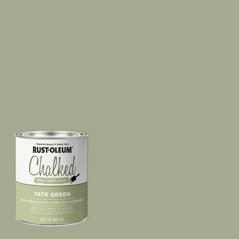 Rust-Oleum Chalked 12 Oz. Ultra Matte Spray Paint, Tate Green - Hemly  Hardware