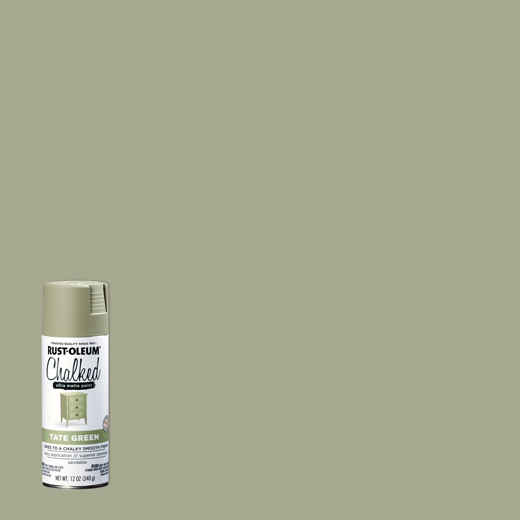 Rust-Oleum 302595 Chalk Spray Paint, Ultra Matte, Serenit