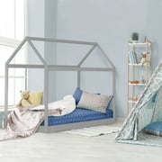 Tate House Canopy Twin Bed, Gray, by Hillsdale Living Essentials