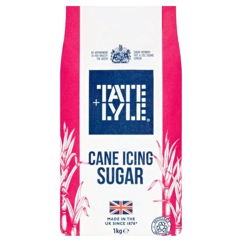 Tate & Lyle Fairtrade Icing Sugar 1kg, British Import (Pack of 2)