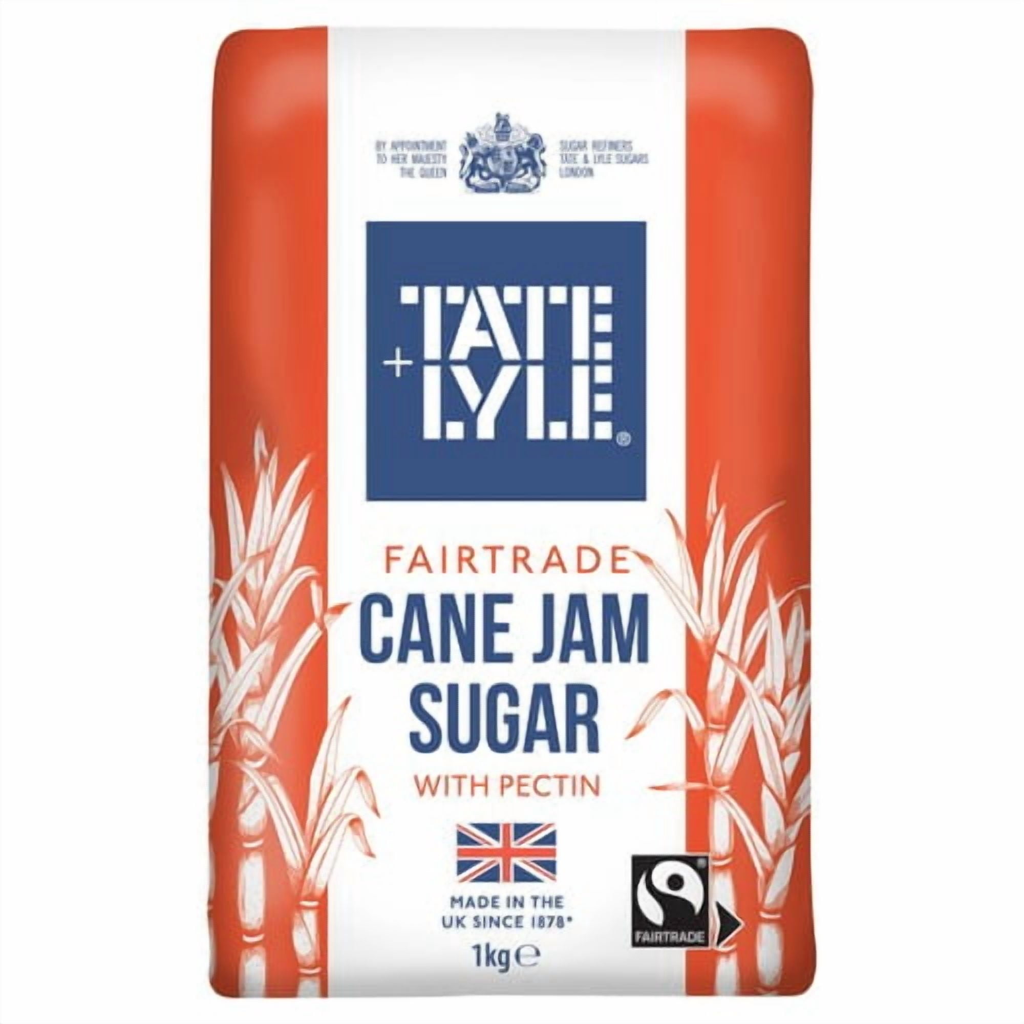 Tate & Lyle Fairtrade Jam Sugar 1kg, British Import (Pack of 2)
