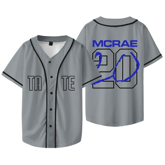 Tate McRae 20 Baseball Jacket Think Later Tour New Logo Merch Tee Women Men Fashion Casual Short Sleeve T-shirts