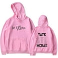 thumbnail image 1 of Tate McRae Are We Flying Hoodie Men Women Kangaroo Pocket Hoodie, 1 of 7