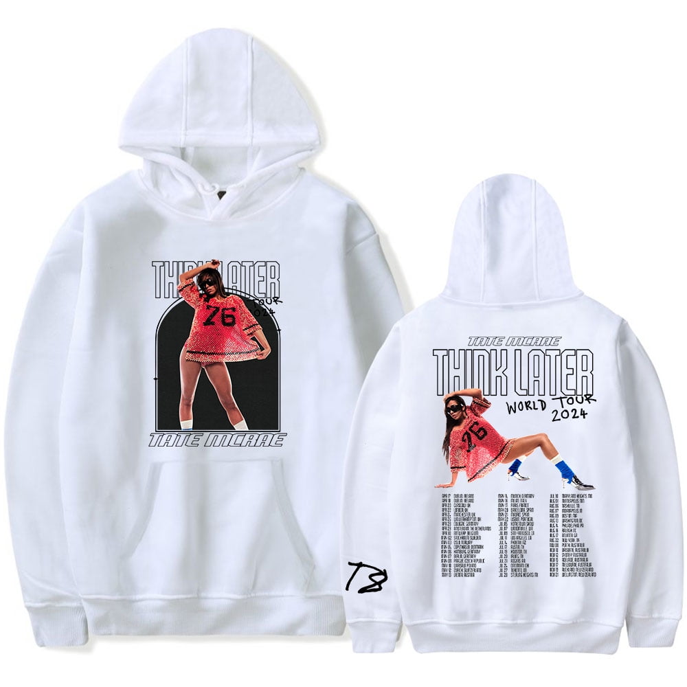 Tate McRae Hoodie Think Later World Tour Merch Cosplay Women Men ...