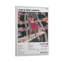 Tate McRae I Used To Think I Could Fly Poster 4 Painting On Canvas Wall Art Poster Scroll Picture Print Living Room Walls Decor Home Posters 12x18inch(30x45cm)