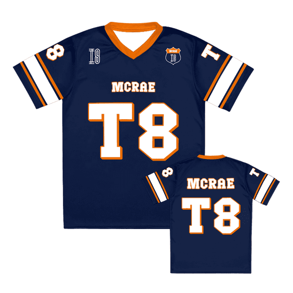 Tate McRae Jersey New Spring/Summer Men‘s and Women‘s Sportswear T8 McRae Football Jersey V-Neck T-Shirt y2k Top Casual Clothes 2025