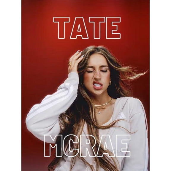 Tate McRae Live Tour Inspired Poster Collection, Modern Pop Star Room Decor, Size 24x36 Unframed Poster