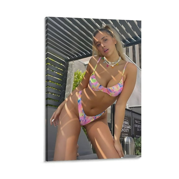 Tate McRae Lyricist Pop Songwrite Dancer Performer Art Poster Wall Art Poster Scroll Canvas Painting Picture Living Room Decor Home 16x24inch(40x60cm)