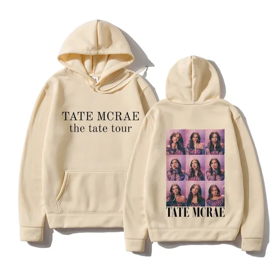 Tate McRae Merch Hoodie It's ok I'm ok Hoodie Women Harajuku Graphic Kawaii Hoodies Unisex Autumn Winter Pullovers Sweatshirts