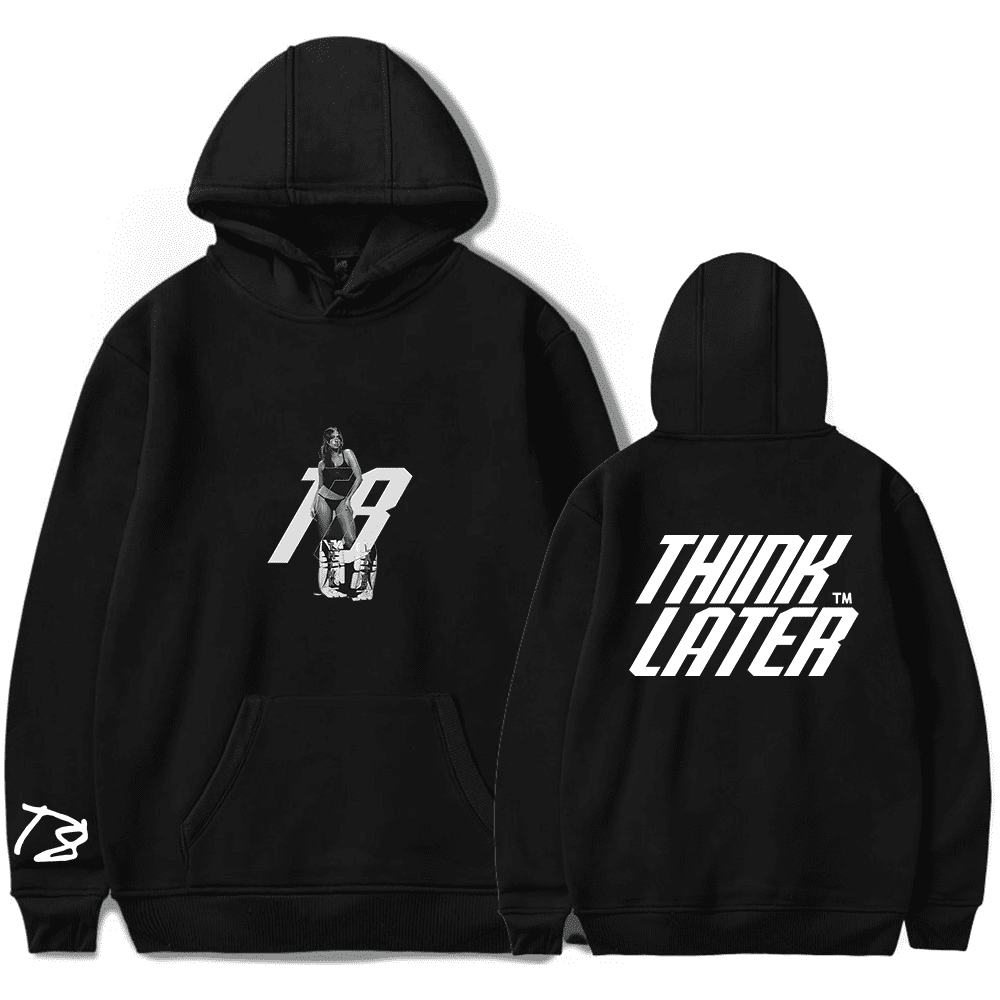 Tate McRae Merch Hoodie THINK LATER Hooded sweatshirt Long