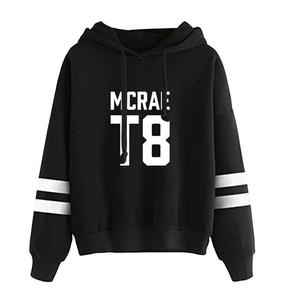 Tate McRae Merch T8 mcrae graphic Hooded Think Later World Tour hooded Pocketless Sweatshirt Men/women Pullover