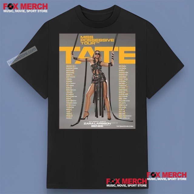 Tate McRae Miss Possessive Tour 2025 Concert TShirt