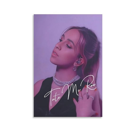 Tate-McRae Poster (10) Posters Art Print Wall Photo Paint Poster Hanging Picture Family Bedroom Decor Gift 12x18inch(30x45cm)