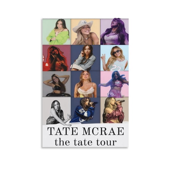 Tate McRae Poster (3) Wall Art Picture Painting Poster Canvas Print Posters Artworks Bedroom Living Room Decor 20x30inch(50x75cm)