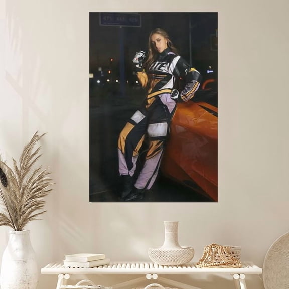 Tate McRae Racing Driver Photo Rolled Poster Size 24''x36'' Goldengate