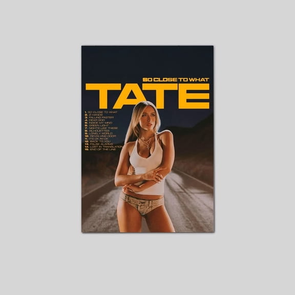 Tate McRae So Close For What Poster Size 24''x36'' Goldengate