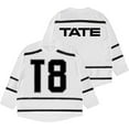 thumbnail image 1 of Tate McRae So Close To What Jersey Merch Unisex Fashion V-neck Long Sleeve Tee, 1 of 2