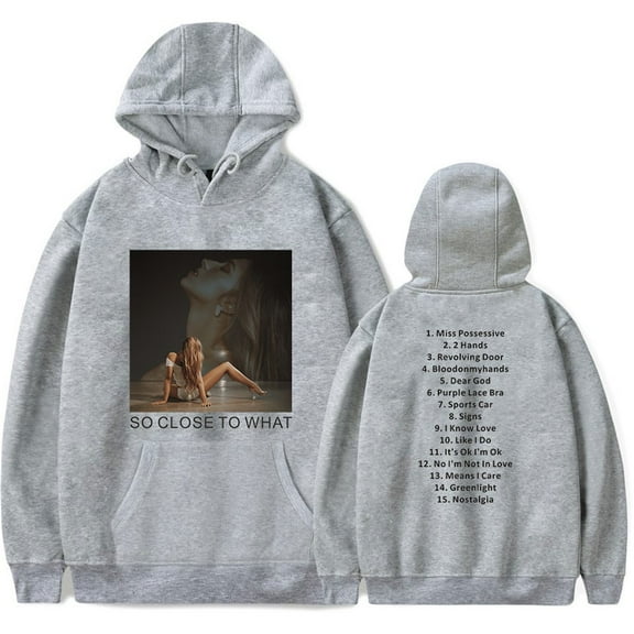 Tate McRae So Close to What Merch Hoodie Pockets Drawstring Unisex Hooded Sweatshirt Fashion Clothing