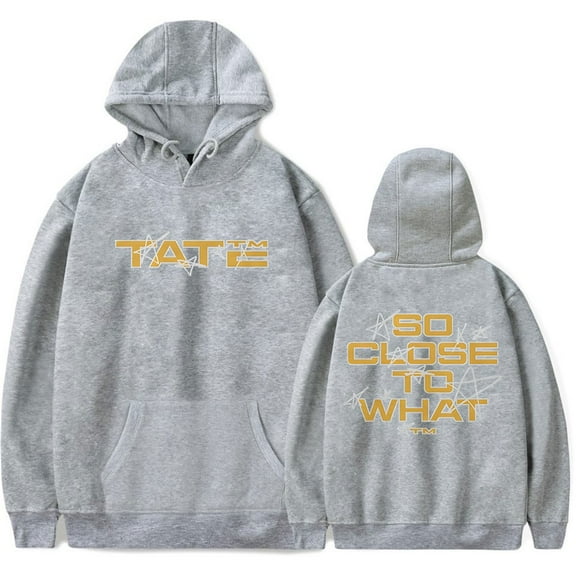 Tate McRae Stars Merch Hoodie Pockets Drawstring Unisex Hooded Sweatshirt Fashion Clothing