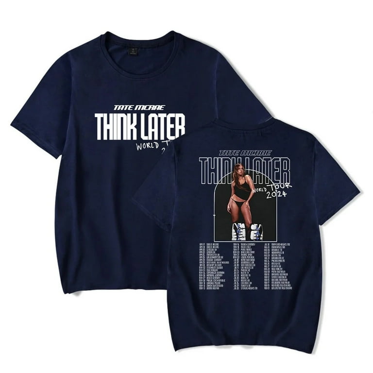 テイトマクレー TATE McRAE T8 ワールドツアー 2024 スウェット Tate McRae Hoodies Merch 2024 Think Later World Tour Long