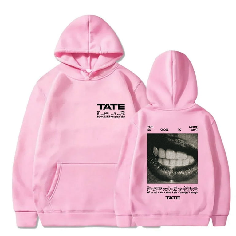 Tate McRae T8 Lips Hoodies Miss Possessive Tour 2025 Merch Cosplay