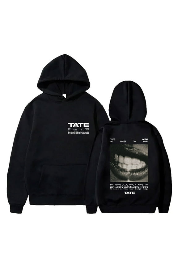 Tate McRae T8 Lips Hoodies Miss Possessive Tour 2025 Merch Cosplay Unisex Long Sleeve Sweatshirts