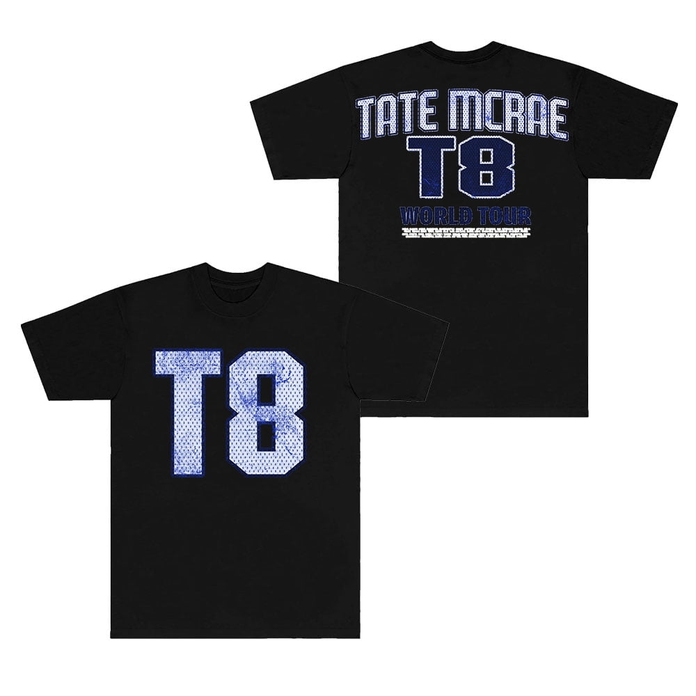 Tate McRae T8 T-shirts Think Later World Tour Merch Tee