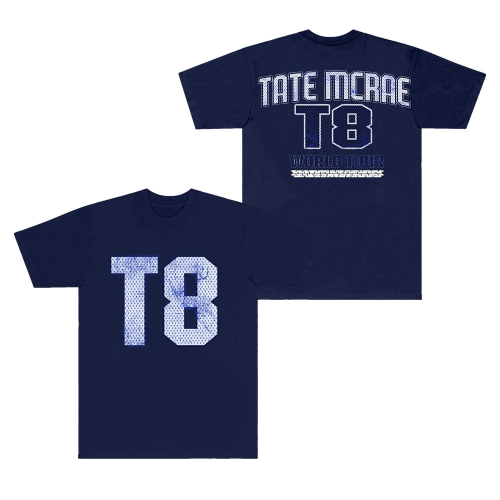 Tate McRae T8 T-shirts Think Later World Tour Merch Tee