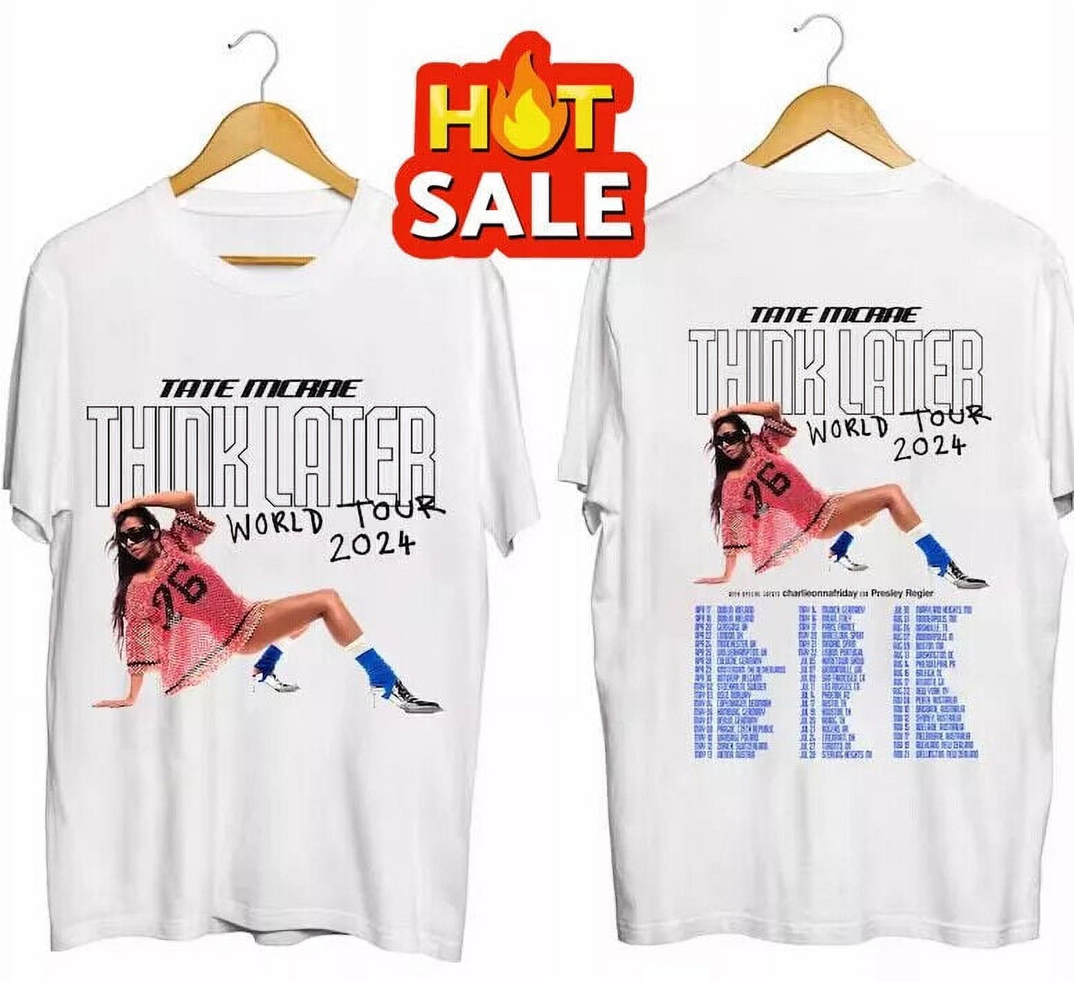 Tate McRae The Think Later World 2024 TShirt