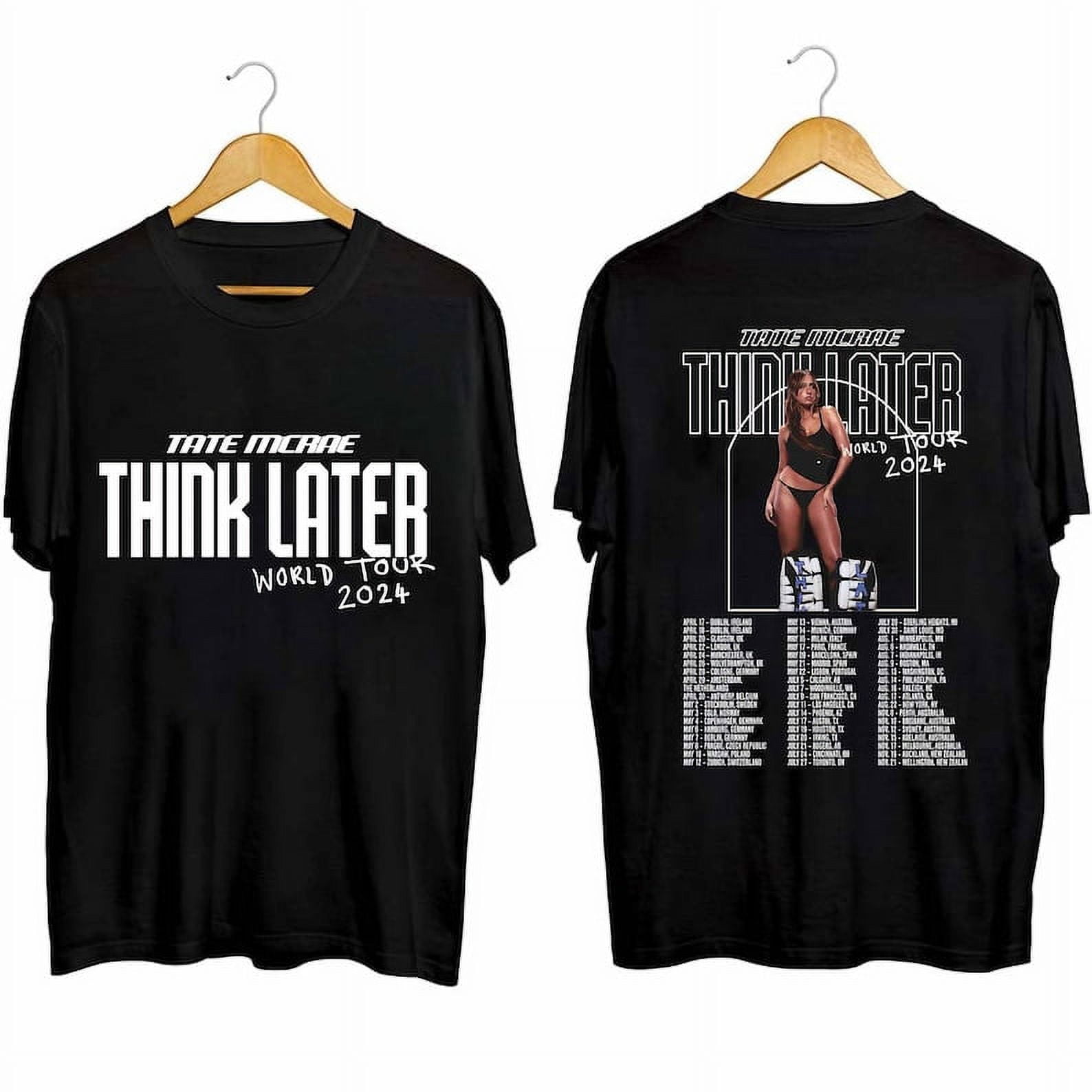 Tate McRae The Think Later World Tour 2024 Tour Shirt, Tate McRae Fan Shirt, Tate McRae 2024