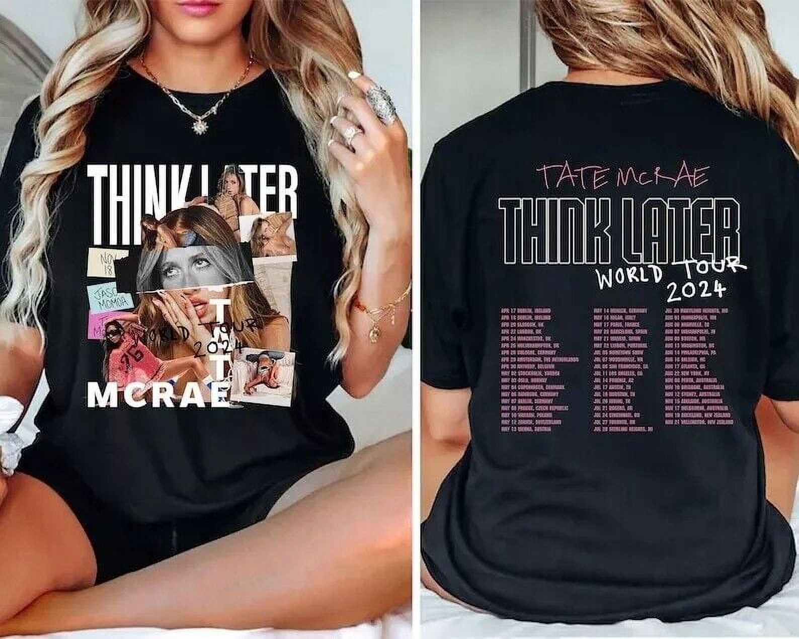 Tate McRae The Think Later World Tour Unisex TShirt