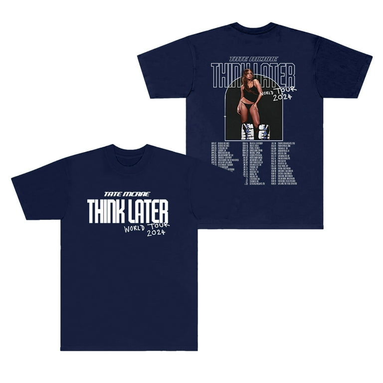 Tate McRae 2024 Think LaterライブTシャツSサイズ Tate Mcrae Think Later 2024 World Tour T-shirt | Concert Mu