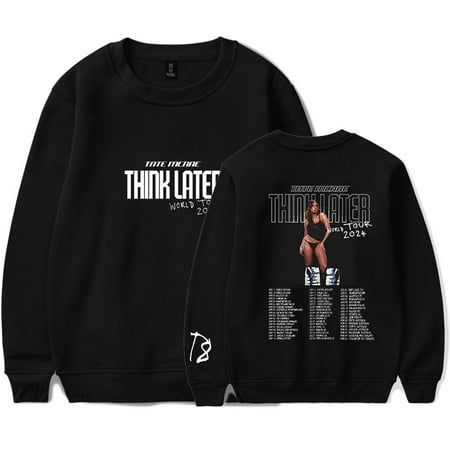 Tate McRae Think Later World Tour 2024 Sweatshirt Long-Sleeved Pullover
