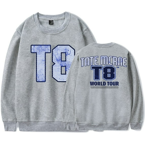 Tate McRae Think Later World Tour Crewneck Sweatshirts Winter Women Men Fashion Long Sleeve T-Shirts