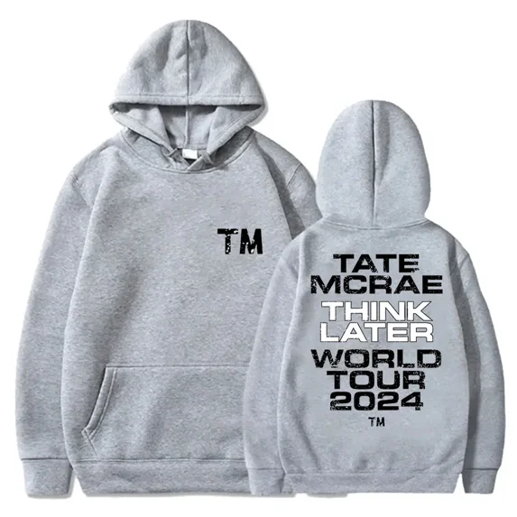 Tate McRae Think Later World Tour Unisex Oversized Graphic Hoodie - Streetwear