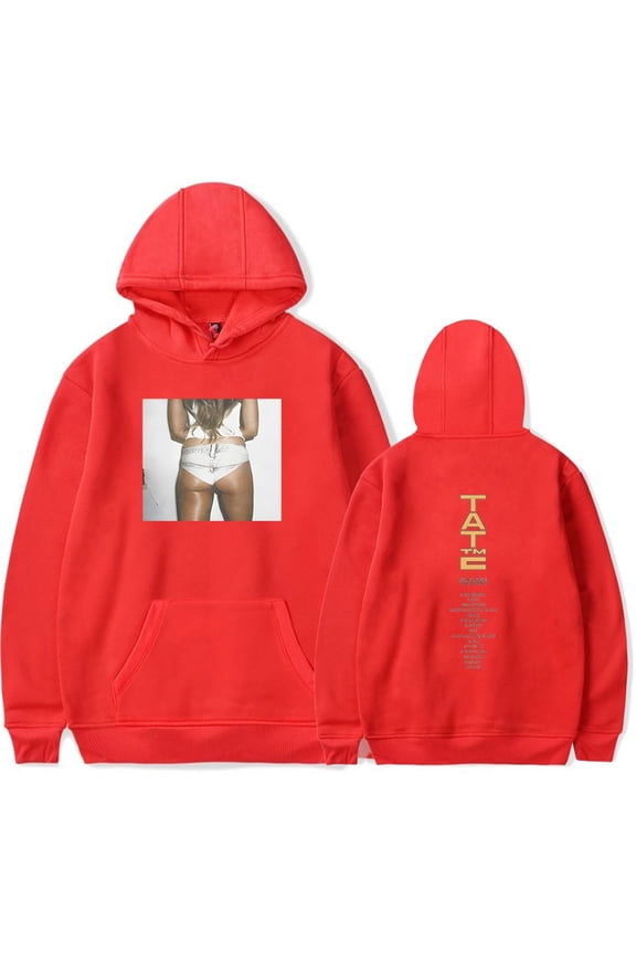 Tate McRae Tracklist Merch Hoodie Pockets Drawstring Unisex Hooded Sweatshirt Fashion Clothing