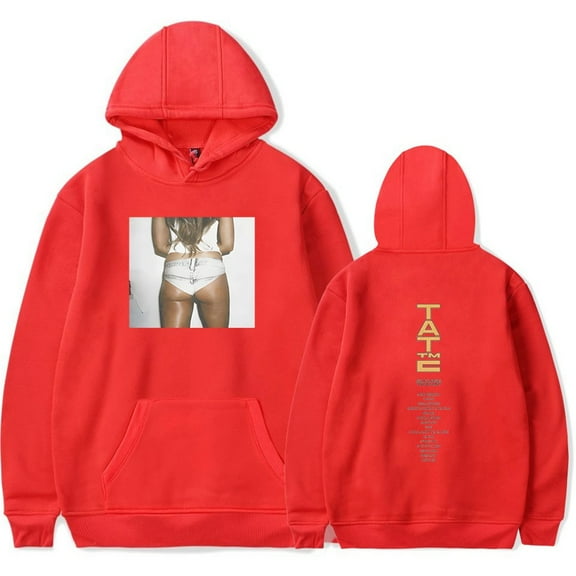 Tate McRae Tracklist Merch Hoodie Pockets Drawstring Unisex Hooded Sweatshirt Fashion Clothing