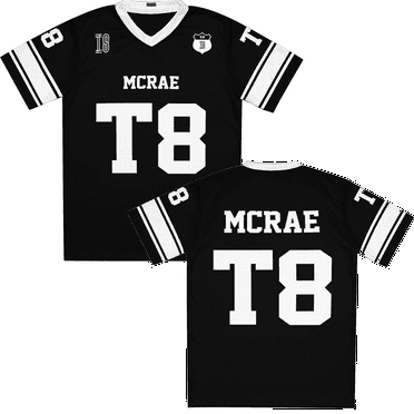Tate Mcrae Football Jersey 2025 Miss Possessive Tour  Tshirt  Short Sleeve Vneck  Tshirt Men/women Novelty Top