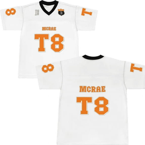 Tate Mcrae Football Jersey 2025 Miss Possessive Tour tshirt crewneck short sleeve tshirt men/women hip hop tops 