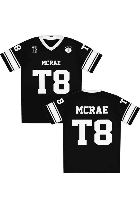 Tate Mcrae Football Jersey 2025 Miss Possessive Tour tshirt crewneck short sleeve tshirt men/women hip hop tops 