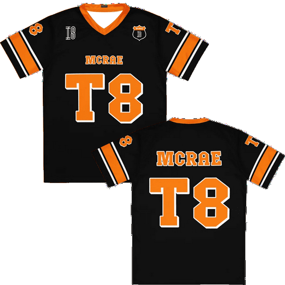 Tate Mcrae Football Jersey 2025 Miss Possessive Tour tshirt crewneck short sleeve tshirt men/women hip hop tops 