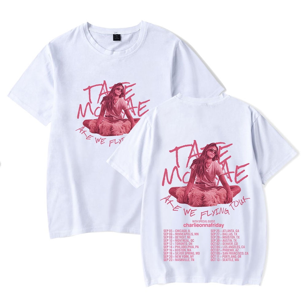 Tate Mcrae Merch Are We Flying Concert Merch T-shirt Short Sleeve