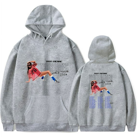 Tate Mcrae Merch Think Later World Tour 2024 Hoodie Men Women Classic Long Sleeve Pullover
